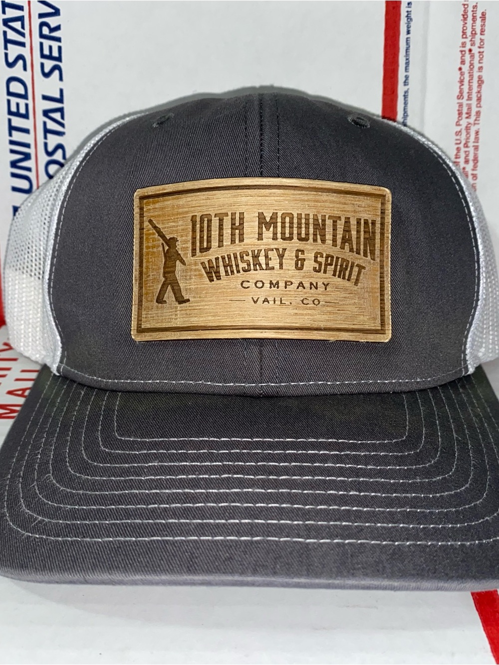 Tenth 10th Mountain Whiskey & spirit Company Trucker Hat Vail Colorado Vodka Cap
